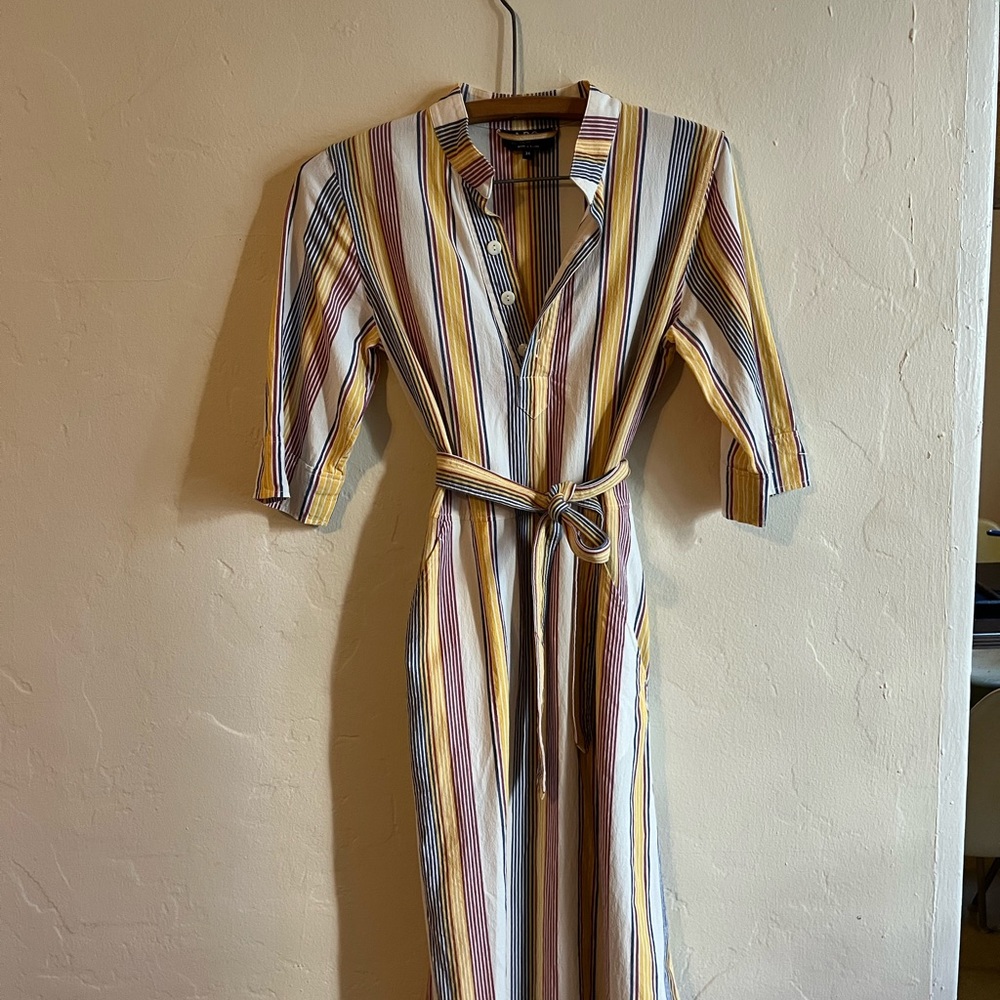 A.P.C. Belted Cotton Sun Dress Size M